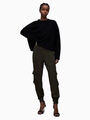 AllSaints Green Frieda TENCEL™ Trousers - Image 3 of 7