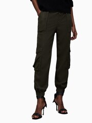 AllSaints Green Frieda TENCEL™ Trousers - Image 4 of 7