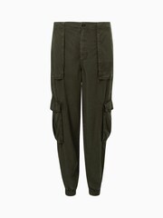AllSaints Green Frieda TENCEL™ Trousers - Image 7 of 7