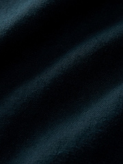 Navy Linen Blend Wide Leg Jumpsuit - Image 6 of 6