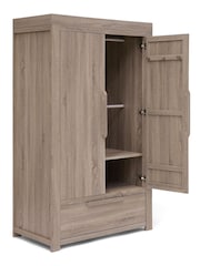 Mamas & Papas Grey Wash Franklin Full-Sized Wardrobe - Image 2 of 2