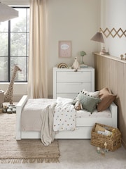 Mamas & Papas White Wash Franklin Cot Bed - Image 1 of 7