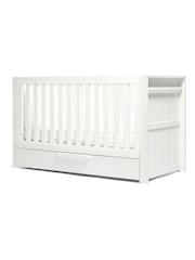 Mamas & Papas White Wash Franklin Cot Bed - Image 3 of 7
