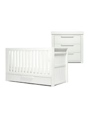 Mamas & Papas White Wash Franklin 2 Piece Nursery Furniture Set - Image 2 of 4