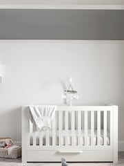 Mamas & Papas White Wash Franklin 2 Piece Nursery Furniture Set - Image 4 of 4