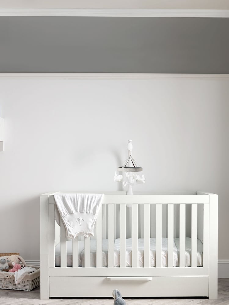 Mamas & Papas White Wash Franklin 2 Piece Nursery Furniture Set - Image 4 of 4