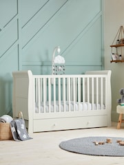 Mamas & Papas Pure White Mia Cot Bed - Image 1 of 6