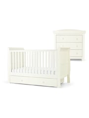 Mamas & Papas White Mia 2 Piece Furniture Set - Image 2 of 2