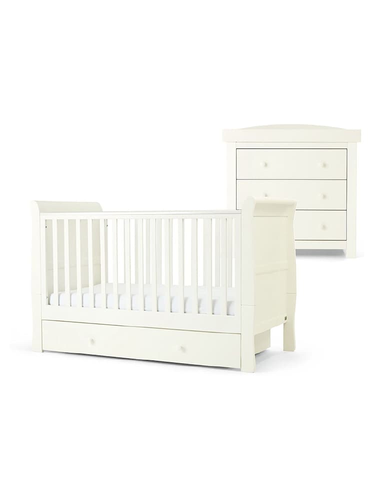 Mamas & Papas White Mia 2 Piece Furniture Set - Image 2 of 2