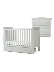 Mamas & Papas Grey Mia 2 Piece Furniture Cot Set - Image 2 of 2