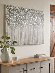 Sage Green Large Trees Landscape Canvas Wall Art - Image 1 of 4