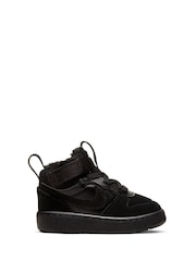 Nike Black Court Borough Mid Infant Boots - Image 1 of 7