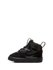 Nike Black Court Borough Mid Infant Boots - Image 2 of 7