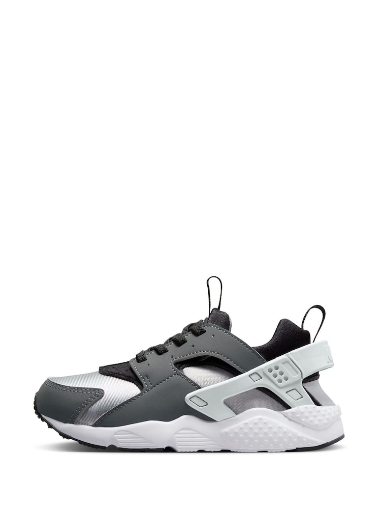 Black/Grey Huarache Run 2.0 Junior Trainers - Image 4 of 10