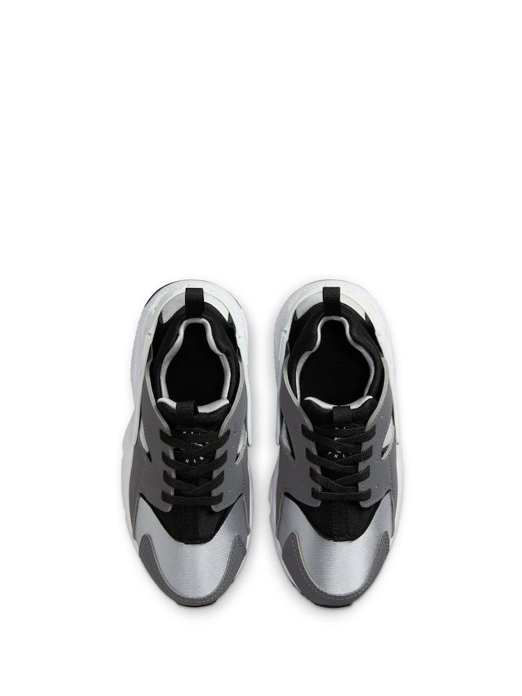 Black/Grey Huarache Run 2.0 Junior Trainers - Image 7 of 10