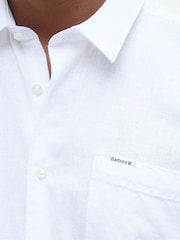 أبيض - قميص صيفي بكم قصير Nelson من Barbour® - صورة 5 من 7