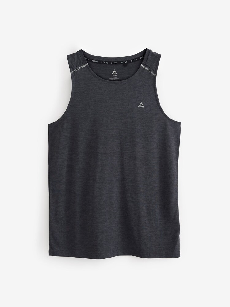 Charcoal Grey Next Active Gym & Training Vest - Image 4 of 4