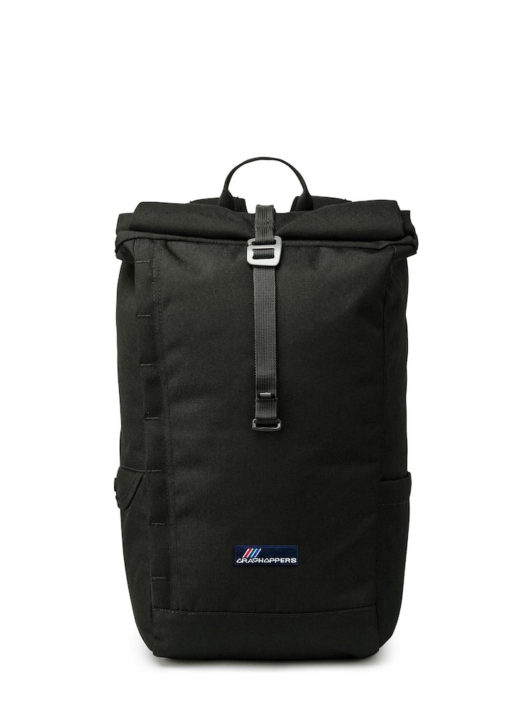 Mochila negra de 16L con parte superior enrollada Kiwi de Craghoppers - Imagen 1 de 3