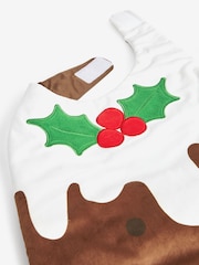 Brown/Cream - Christmas Pudding Dog Fancy Dress - Image 7 of 8