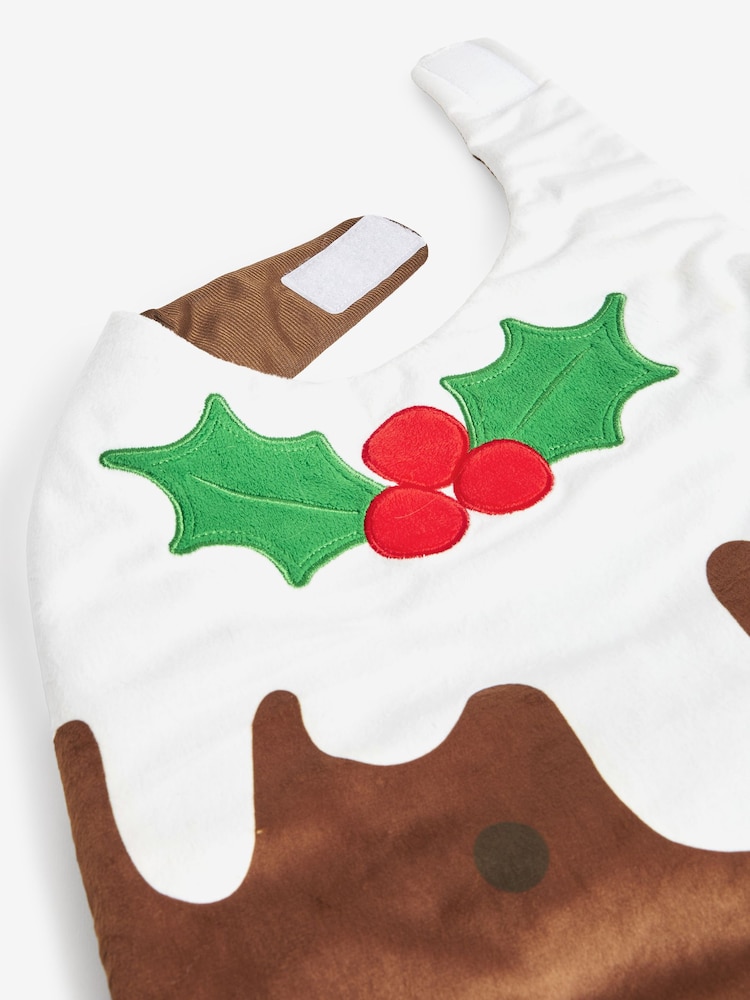 Buy Brown/Cream Christmas Pudding Dog Fancy Dress from Next USA