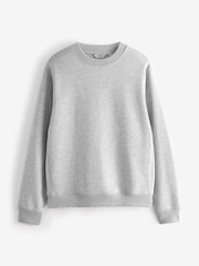 Grey Regular Fit Jersey Cotton Rich Crew Sweatshirt - Image 5 of 5