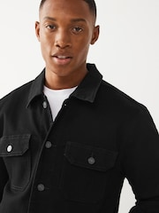 Black Denim Jacket - Image 3 of 7