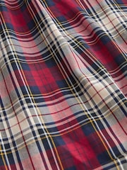 Burgundy Red Shower Resistant Check Lining Harrington Jacket - Image 9 of 11
