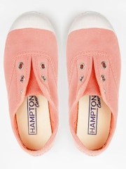 Trotters London Pink Plum Canvas Shoes - Image 2 of 3