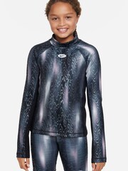 Nike Pro Black Warm Icon Clash Long Sleeve Top - Image 1 of 5