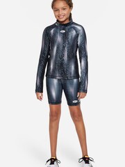 Nike Pro Black Warm Icon Clash Long Sleeve Top - Image 3 of 5