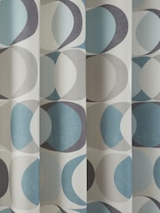 Fusion Sander 100% Cotton Pair of Eyelet Curtains - Imagem 3 de 3