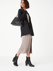 Black Leather Forever Comfort with Motion Flex Heeled Chelsea Boots - Image 2 of 8