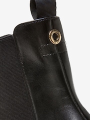 Black Leather Forever Comfort with Motion Flex Heeled Chelsea Boots - Image 7 of 8