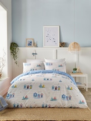 Fusion Beach Huts Easycare Duvet Cover Set - Изображение 1 из 3