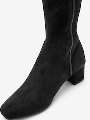 Black Regular/Wide Fit Forever Comfort® Over The Knee Sock Boots - Image 4 of 5