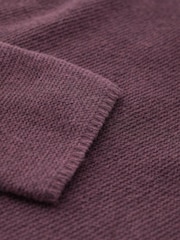Seasalt Cornwall Purple Fruity Wool Jumper - Image 5 of 5