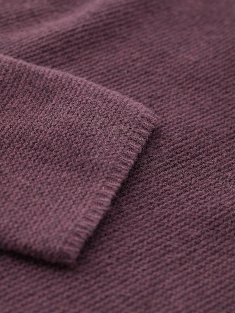 Seasalt Cornwall Purple Fruity Wool Jumper - Image 5 of 5