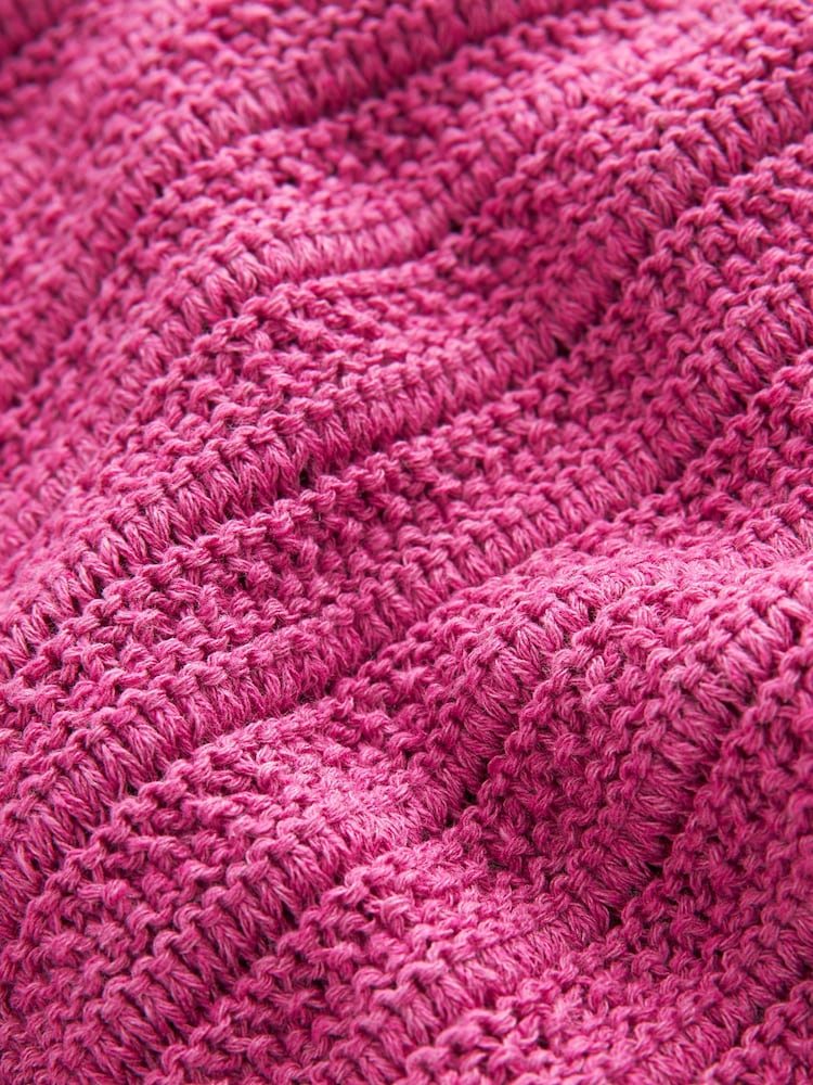 Pink - Gehäkelter Strickminirock​​​​​​​ - Bild 3 von 3