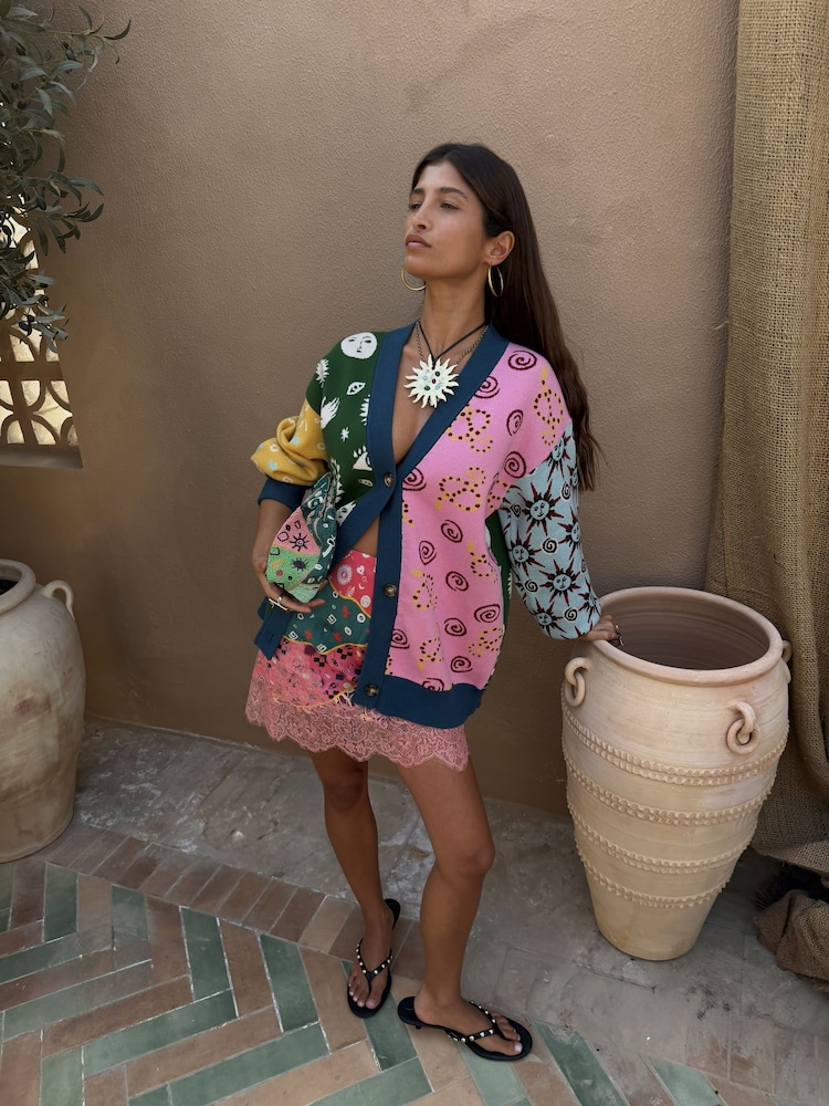 Never Fully Dressed Blue Pastel Morocco Mini Maeva Skirt - Image 2 of 5