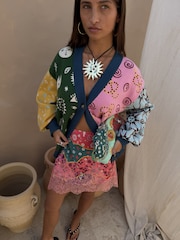 Never Fully Dressed Blue Pastel Morocco Mini Maeva Skirt - Image 5 of 5