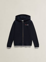 GANT Blue Collegiate Graphic Full Zip Hoodie - Image 1 of 4