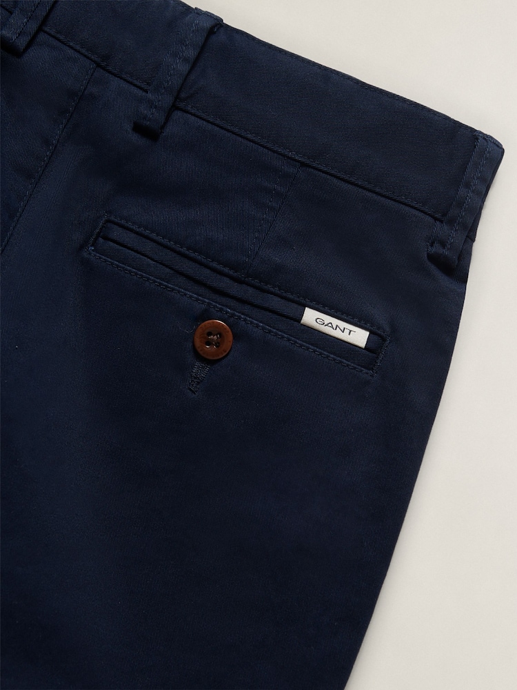 GANT Blue Gant Chino Shorts - Image 2 of 2