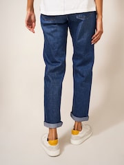White Stuff Light Denim Blue Relaxed Katy Slim Jeans - Image 1 of 6