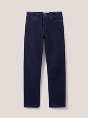 White Stuff Blue Straight Brooke Jeans - Image 4 of 6