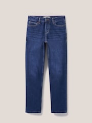 White Stuff Bright Blue Straight Brooke Jeans - Image 4 of 6