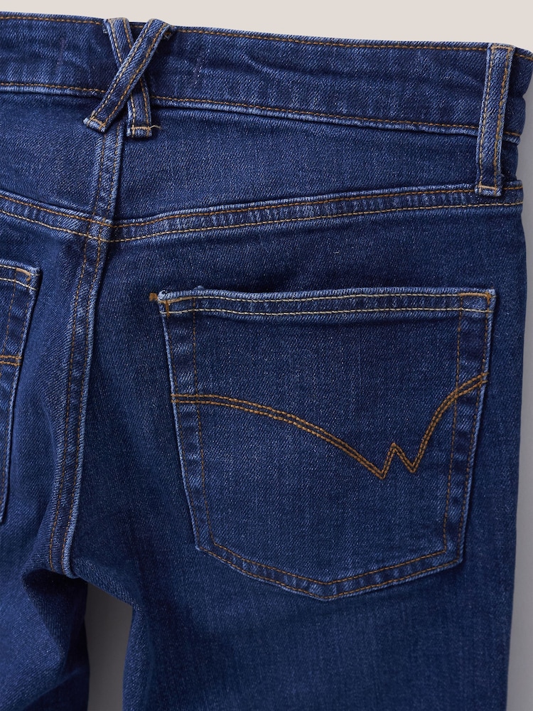 White Stuff Bright Blue Straight Brooke Jeans - Image 6 of 6