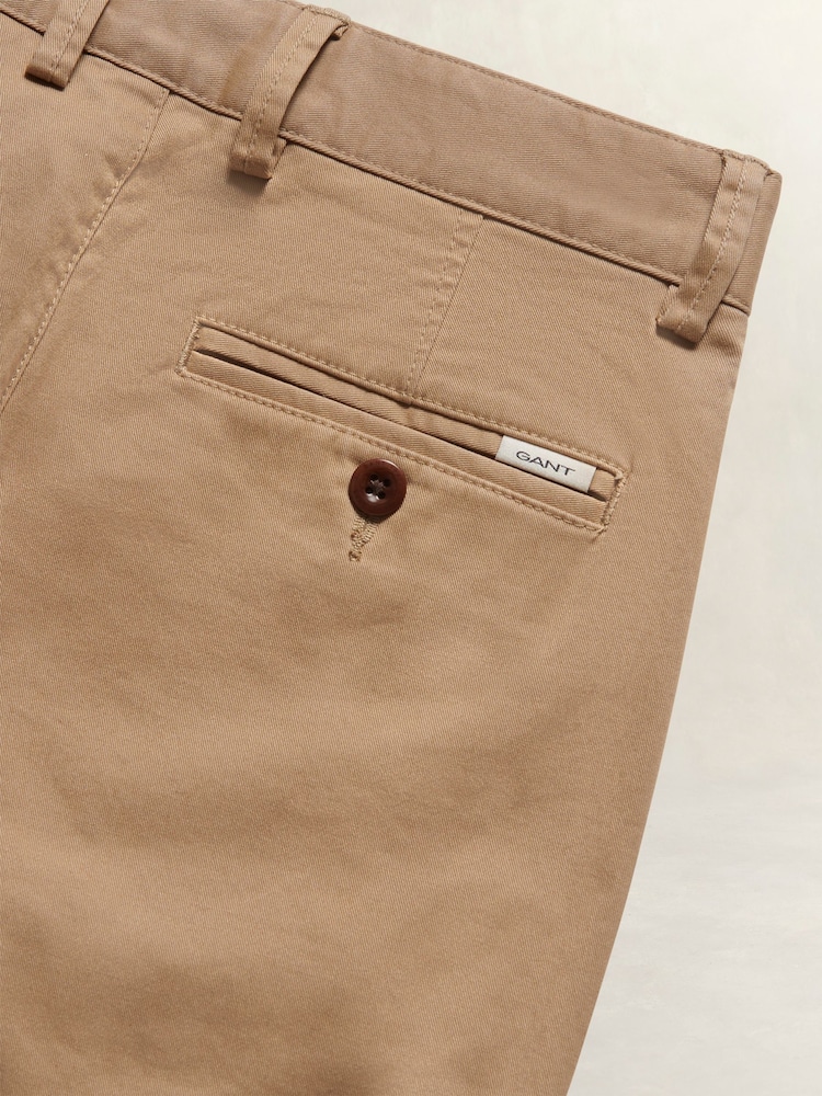 GANT Brown Gant Chino Trousers - Image 2 of 2 GANT Brown Gant Chino Trousers - Image 2 of 2