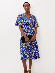 Phase Eight Blue Jayla Floral Printed Dress - Image 1 of 6