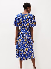Phase Eight Blue Jayla Floral Printed Dress - Image 2 of 6