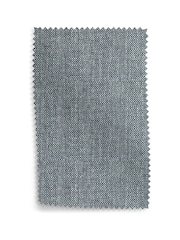 Fabric by Metre Chunky Weave Mid Blue - Image 1 of 1